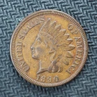 1890  * * INDIAN HEAD CENT  **NICE COIN** FREE SHIPPING! C4351
