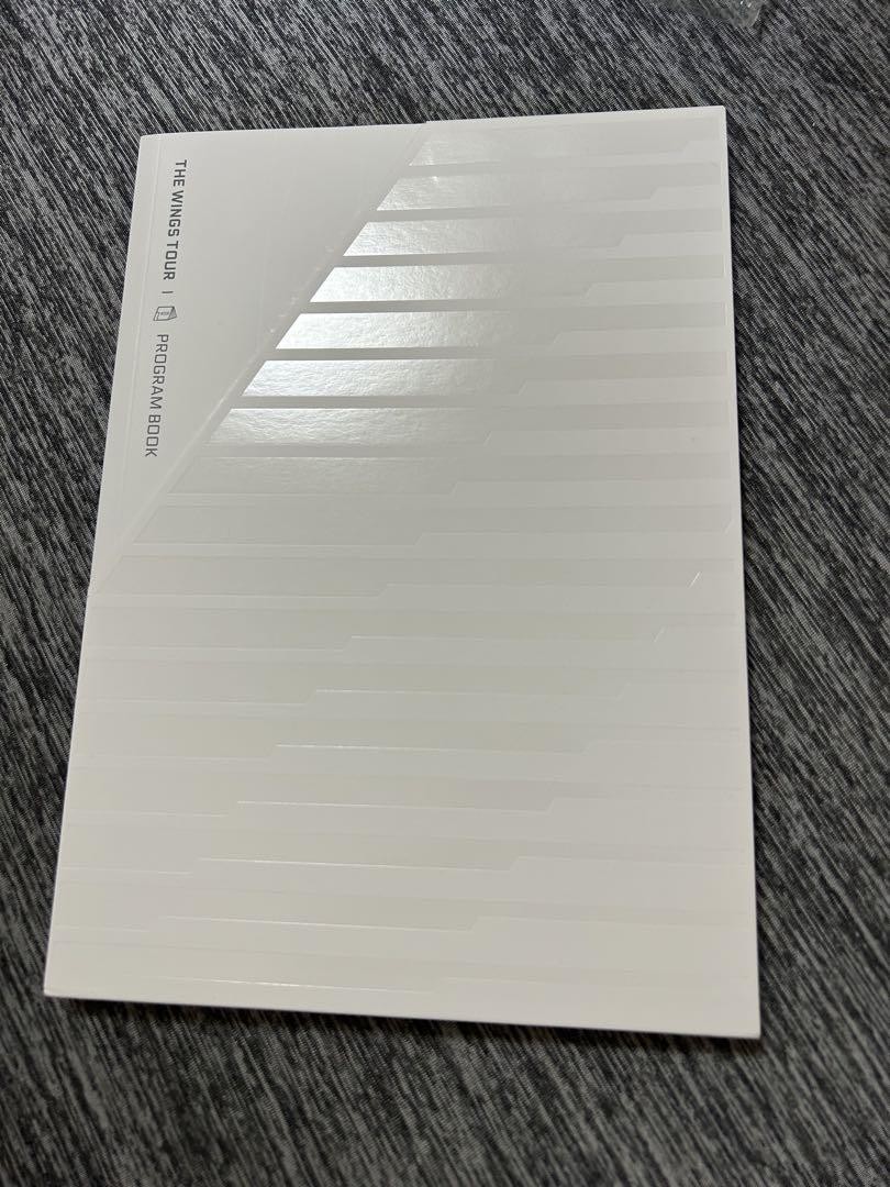 BTS The Wings Tour 2017 Official Photo Book Kpop Concert Merch Collectible