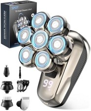 9D Head Shavers for Bald Men, 5-in-1 Electric Razor bawldy Ultra Groomie ...