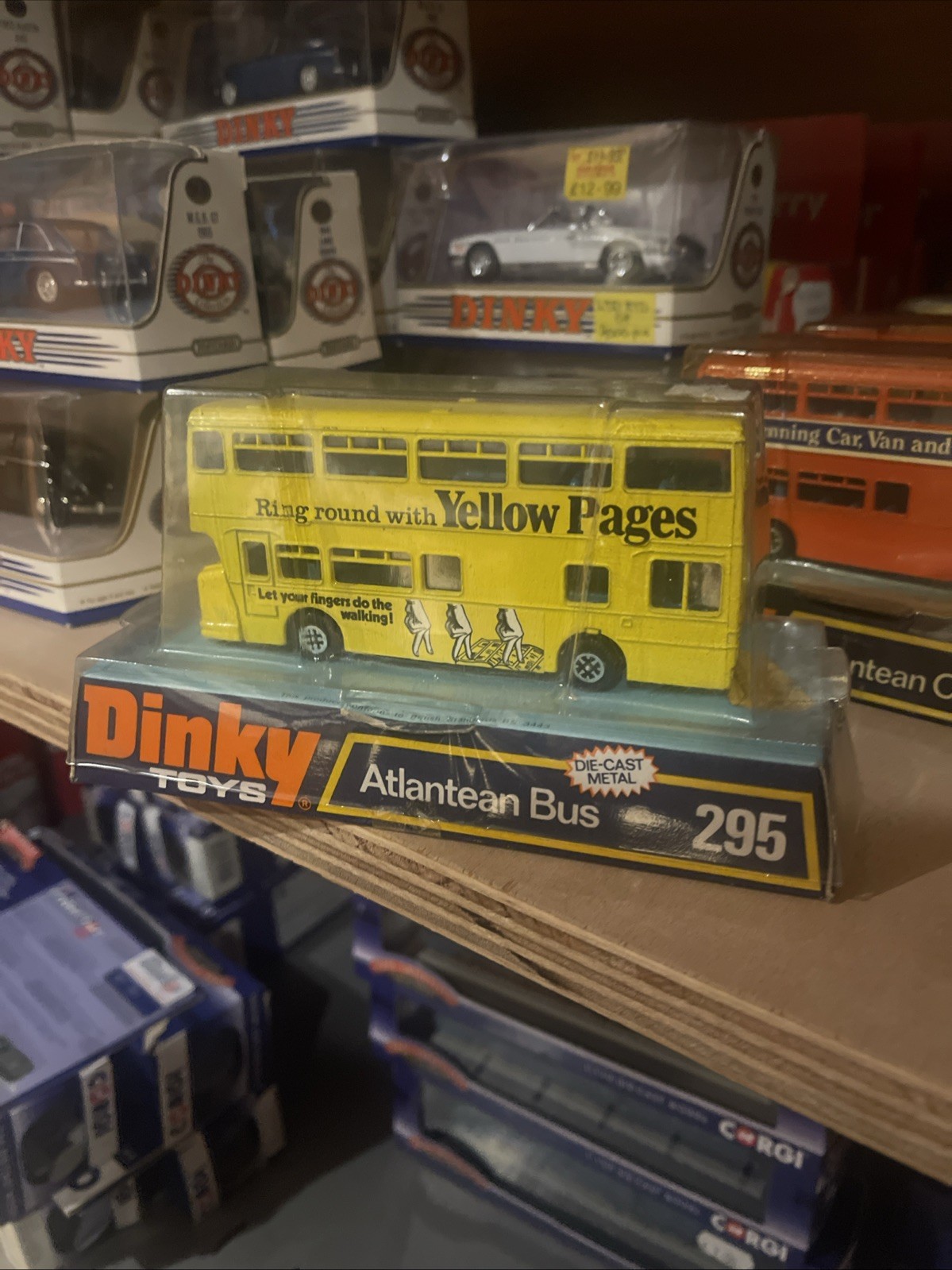 Dinky 295, Atlantean Bus (Yellow Pages) - Free Price Guide & Review