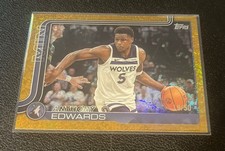 Anthony Edwards 2025-26 Topps Rainbow Foilboard #108 19/50 Timberwolves     1554