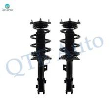 Pair of 2 Front L-R Quick Complete Strut-Coil Spring For 2014-2018 KIA Forte FWD