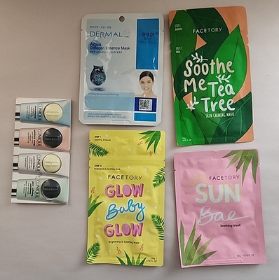 Face Mask lot - Facetory, Clinique, Dermal