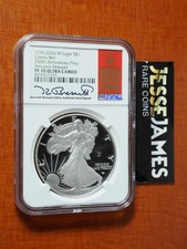 2026 W PROOF SILVER EAGLE NGC PF70 BRESSETT ADVANCE RELEASES LIBERTY BELL PRIVY