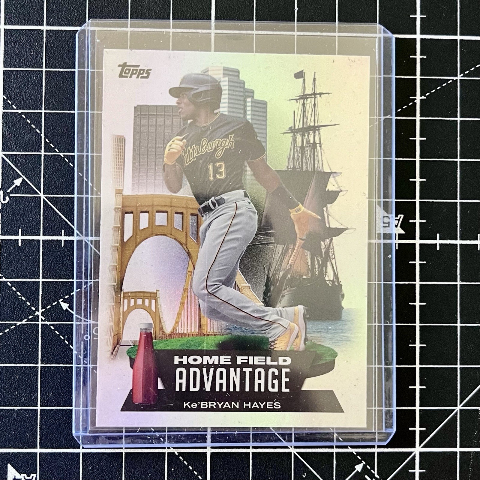 2022 Topps Ke’Bryan Hayes Home Field Advantage Insert #HA-20 Pittsburg Pirates
