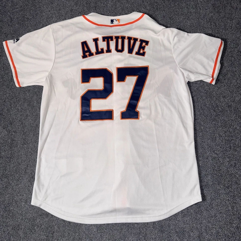 Houston Astros 2017 World Series Champions Jersey Mens Large Majestic Cool Base - Image 2 of 4