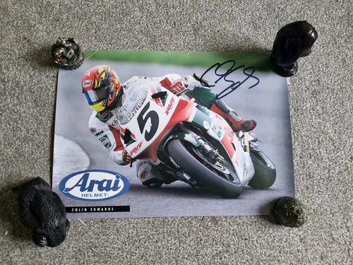 Colin Edwards Signed Poster Super Bikes