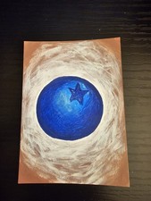 ACEO Mirtillo Frutta Cibo Arte Artista Trading Card 2,5"x3,5" TheArtofKatie 