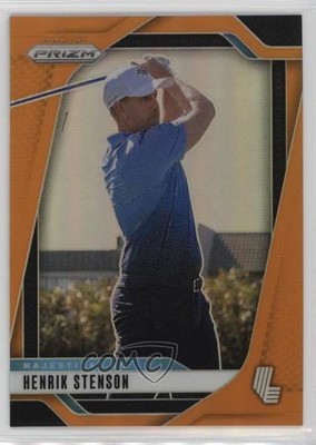 2025 Panini Prizm LIV Golf Orange Prizm /75 Henrik Stenson #20 3hd