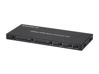 Monoprice Blackbird 4K HDMI Matrix, 4x2, HDR, 18G, 4K@60Hz, YCbCr 4:4:4, 39667