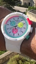 OROL SWATCH CRONO WHITE HORSES MOD. NUOVISSIMI CON 2 ANNI GARANZIA COMPLET TUTTO