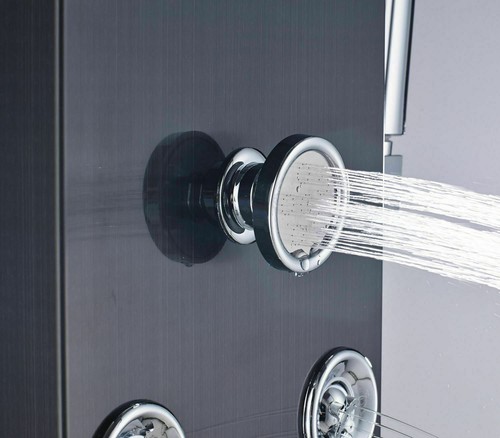 Pannello colonna doccia idromassaggio inox pioggia cascate led soffione doccia - Foto 143 di 250