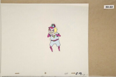 Beetlejuice Original Production Drawing And Cel 50-22 Used Cond.