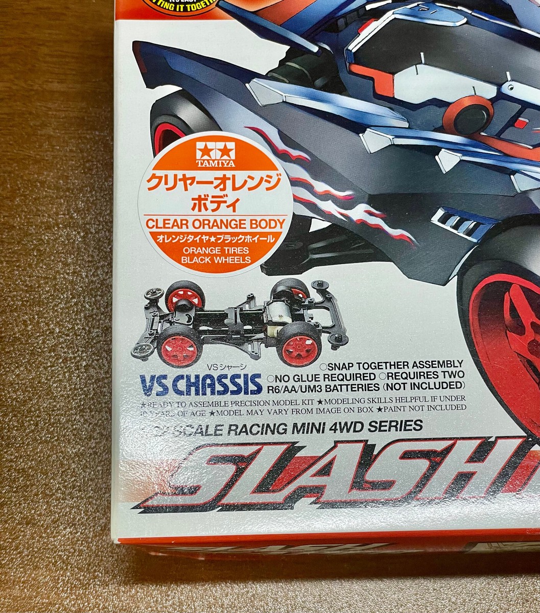 シャーちゃん TAMIYA 95219 Mini 4WD SLASH REAPER Clear Orange Special (VS