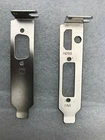 Set of Low Profile Brackets for PCI Express Graphics Cards - VGA, DVI & HDMI