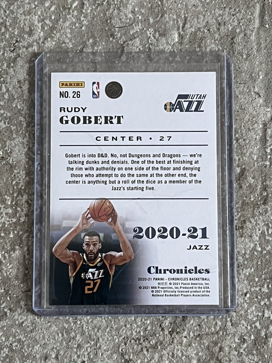 RUDY GOBERT 2020-21 Panini Chronicles Basketball #d /149 Pink