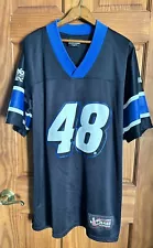 Jimmie Johnson #48 NASCAR Chase Authentics Black Blue White Jersey Size L