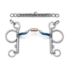 Cavalon Pelham Low Port Capsule Sweet Iron Curb Bit