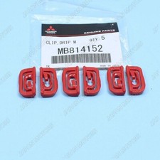 X6 New Genuine Mitsubishi Mirage 1993-2002 Roof Drip Molding Rail Clip Mb814152