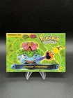 Pokemon Venusaur & Weepinbell 2000 Vintage Post Card Navarrete Peru Us Seller