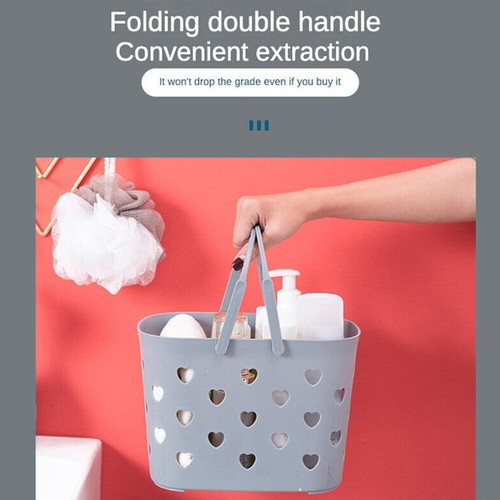 Shower Basket Easy Lifting Handle Organize Toiletries Plastic Material - Afbeelding 12 van 27