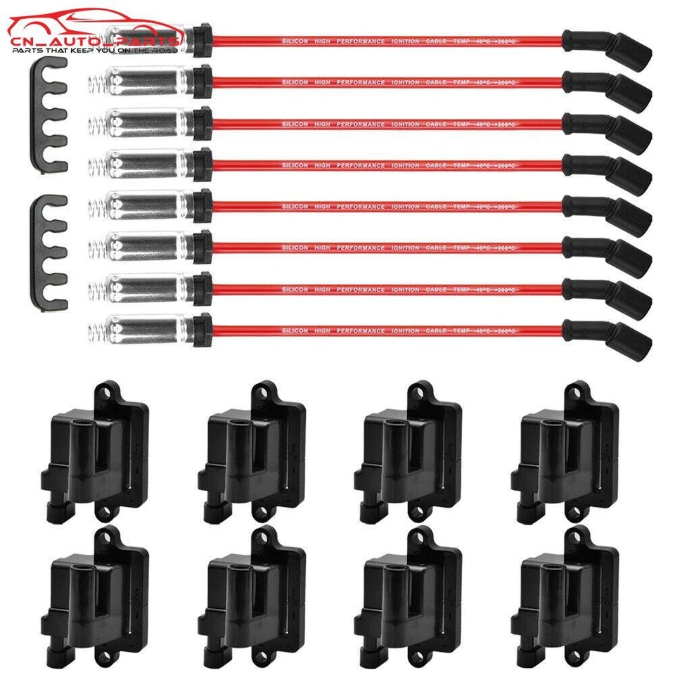 Bobina de encendido cuadrada UF271/UF-271 para Chevy GMC 4,8 L 5,3 L 6,0 L 8,1 L paquete 8 Foto 3 de 4