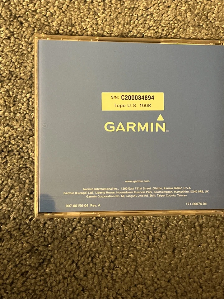 Sealed Garmin Topo U.S. 100K maps - DVD -  New condition Mac Win - Image 2 of 2