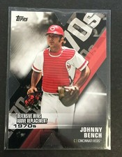 2020 TOPPS BASEBALL CARD  DECADE OF DOMINANCE JOHNNY BENCH DIE CUT FREE S&H D 2 