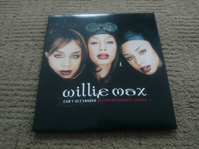 WILLIE MAX CAN'T GET ENOUGH FT RAPHAEL SAADIQ 1998 ORIGINAL CD SINGLE US RELEASE