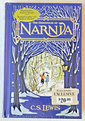 The Chronicles of Narnia C. S. Lewis Barnes & Noble Leather Hardcover Bound NEW!