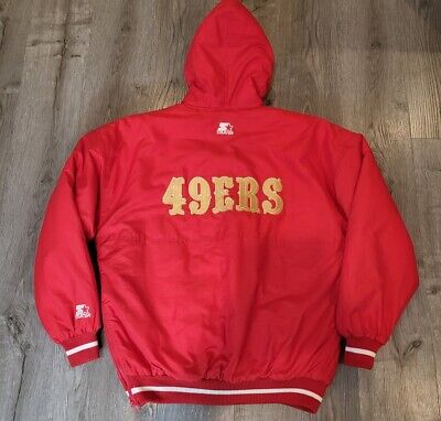 Vintage 90s NFL San Francisco 49ers Starter Zip Jacket Size Vintage 90s NFL San Francisco 49ers Starter Zip Jacket Size