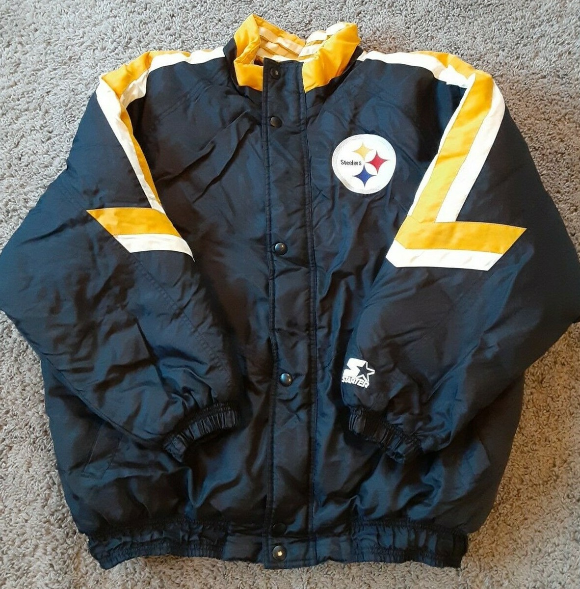 Vintage Starter Pittsburgh Steelers Jacket sz L | eBay