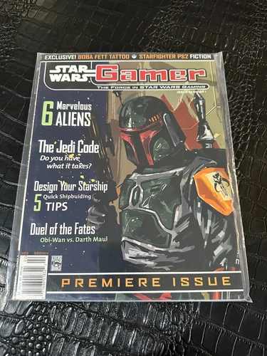 #1 STAR WARS GAMER video game magazine - BOBA FETT