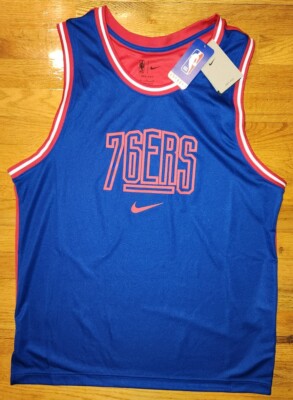 *WOW* Philadelphia 76ers NIKE Practice Jersey Mens L basketball nba SIXERS  shirt