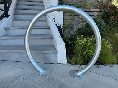 Sandbaggy Circle Bike Racks - Surface Mount - Galvanized Steel - 2 Bike Capacity