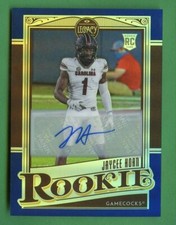 JAYCEE HORN 2021 LEGACY ROOKIE PREMIUM PEMANSHIP SAPHIRRE AUTO /35 GAMECOCKS