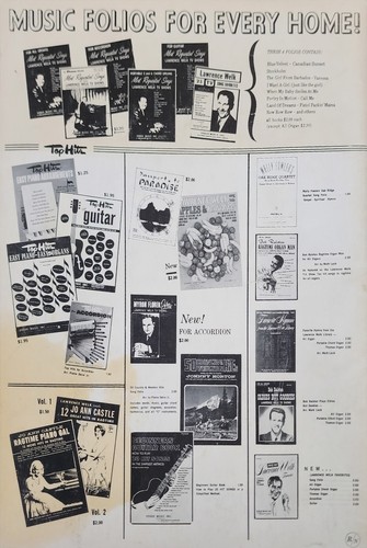 Lawrence Welk Favorites Piano Song Lyrics Sheet Music Book d6 - Picture 4 of 4