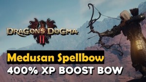 Dragon's Dogma 2 - Medusan Spellbow UP +4 / more 400% xp for kill monsters - PS5