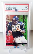 Natrone Means 1994 Ultra Flair Scoring Power #2 PSA 9 MINT