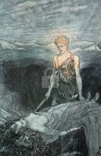 Siegfried & the Twilight of the Gods 3 (1924), Arthur Rackham *Art Postcard*