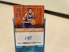 2018 Panini Hoops #GS-MBR Mikal Bridges Great Significance Auto /10 c1445