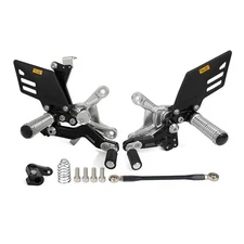 FULL-REV For KAWASAKI ZX-6R 09-23 Rearset Foot pegs Footrest (PRO Nylon Version)