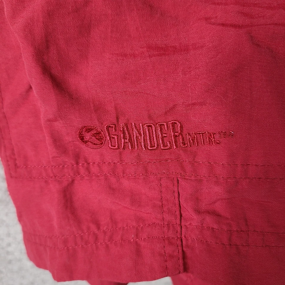 Pantalones Cortos Gander Mountain Para Hombres XL Rojo Carga Nylon UPF 30+ Embalables Senderismo Aire Libre Foto 3 de 4