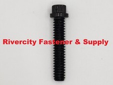 1/4-20x1-1/4 Alloy Steel 12 Point Flange Screws 1/4x20x1.25 Extra Strong Bolts
