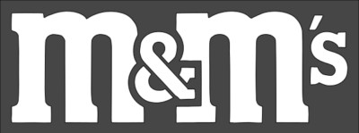1- 3x8 inch Stencil, (PI-73) M&M's Candy (6mil)*****