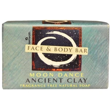 Adama Minerals Vegan Clay Soap for Sensitive Skin. Face & Body Bar. No Fragrance