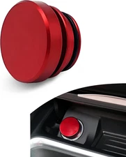 1 PC Car Cigarette Lighter Cover, 0.68" X 1.1" Alloy Craftsman with Anti-Water I