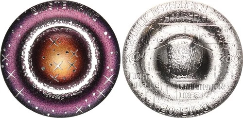Austria 20 Euro 2025 Beauty of the Universe Einstein Ring Proof SP143116