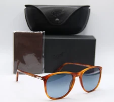 NEW PERSOL 3314-S 96/S3 TERRA DI SIENA HAVANA AUTHENTIC FRAMES SUNGLASSES 55-20