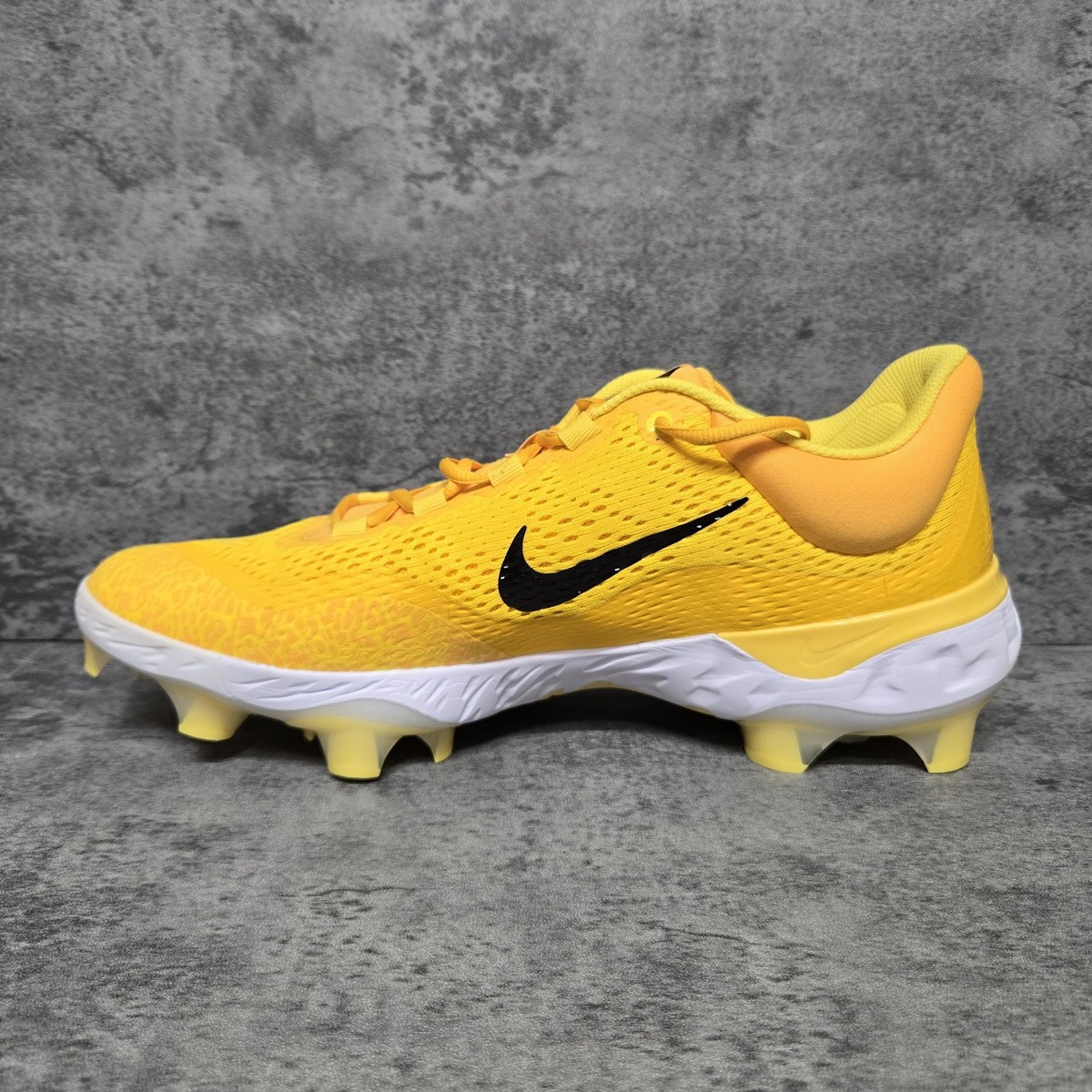 NIKE Alpha Hurrache Elite 4 Low MCS Plastic Baseball Cleats Mens 15 Yellow Black NIKE Alpha Hurrache Elite 4 Low MCS Plastic Baseball Cleats  main image 2